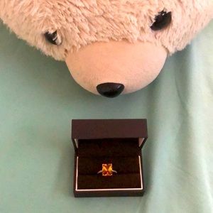 Jared citrine cocktail ring